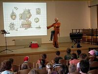 Ritter Rost in der Bücherei
