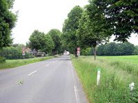 Ortseinfahrt von Düren