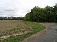 Weg an der Kiesgrube