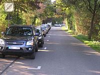 Zugeparkte Straßen
