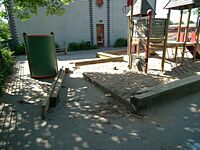 Spielplatz gesperrt