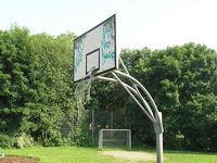 Baskeballkörbe zerstört