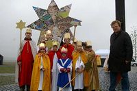 Sternsinger auf dem Papsthügel