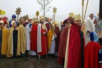 Sternsinger auf dem Papsthügel