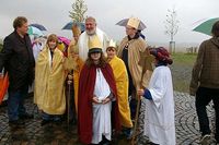 Sternsinger auf dem Papsthügel