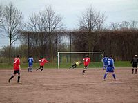 Spiel gegen Blau-Weiß Kerpen