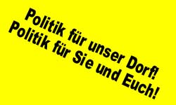 Willkommen bei den Politik-Seiten