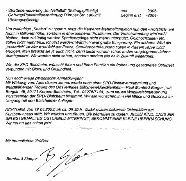 April-Rundschreiben der SPD, Seite 2